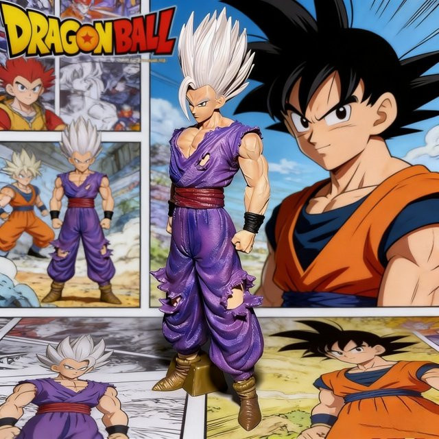 Bandai Dragon Ball Z Beast Gohan Actionfigur, 33cm, Kunststoff - Bild 1
