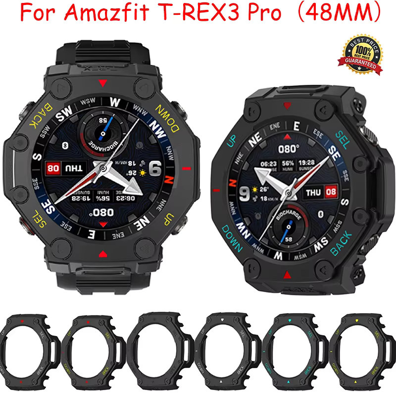CAOWTAN Smartwatch-Abdeckung Huami Amazfit T-Rex 3 Pro, Schwarz, PC, Unisex - Bild 3