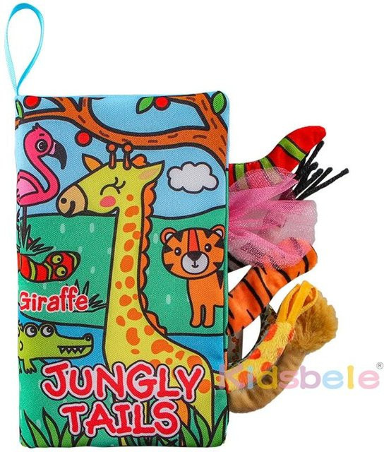 Kidsly Weiche Babybücher, Knisterstoffbücher, ab 0 Jahre, Tiere, Plüsch / Textil, Bunt / Mehrfarbig - Bild 1