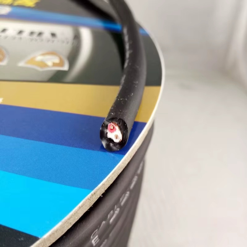 HUALIWEN Dual-Core-Mikrofonkabel aus reinem Kupfer mit 128 Wrap-Technik in Schwarz und Blau - Bild 3