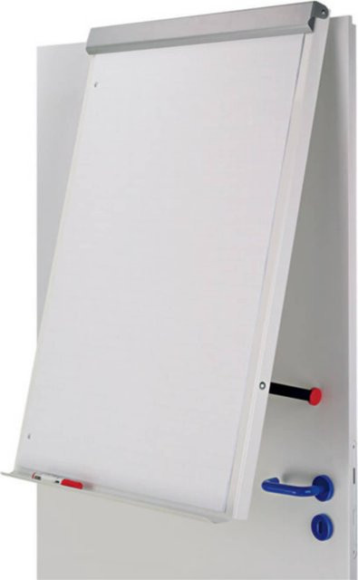 MAULoffice Flipchart und Whiteboard für Wand und Tür in Silber aus Stahl - Bild 1