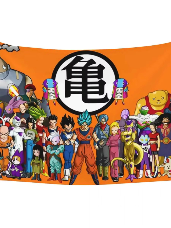Dragon Ball Z Wandbehang von Bandai mit Mandala-Design im Boho-Stil, mehrfarbig, rechteckig - Bild 2