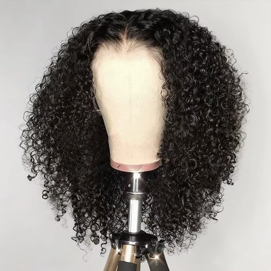 HJ WEAVE BEAUTY Echthaar-Perücke, kurze Bob-Perücke, Wasserwelle, Damen - Bild 5