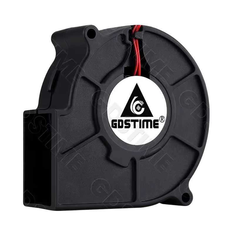 Gdstime Turbo-Radiallüfter 7530 Gebläse in Schwarz, B/T/H: 75 x 75 x 30 mm - Bild 2