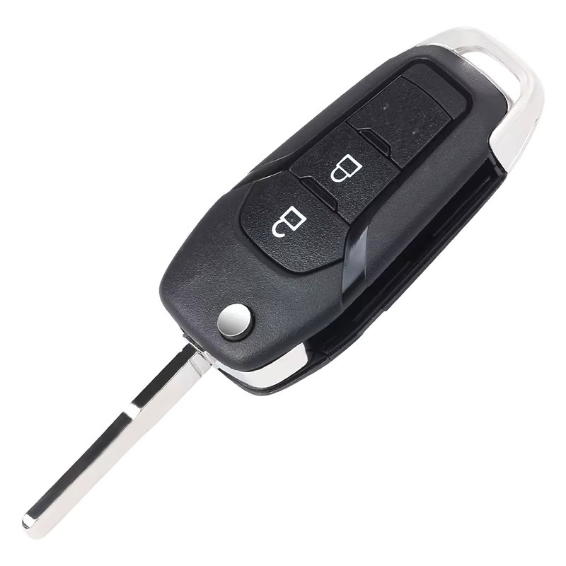 KEYECU Fernschlüsselanhänger 433 MHz ID49 Chip in Schwarz für Ford Ecosport Ranger Mondeo Galaxy Fiesta 2014–2019 EB3T-15K601-BA DS7T-15K601-BE - Bild 2