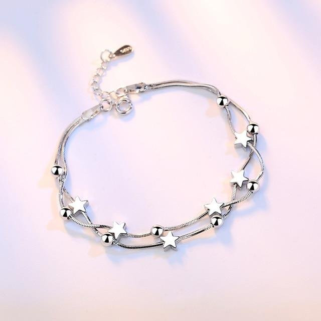 Armband 925 Silber, Perle, Zirkonia, Damen - Bild 1