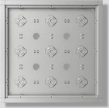 Siedle Aufputzgehäuse aus Aluminium in Weiß - Bild 1