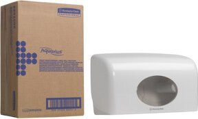 Aquarius Toilettenpapierspender für Kleinrollen, Weiß - Bild 1
