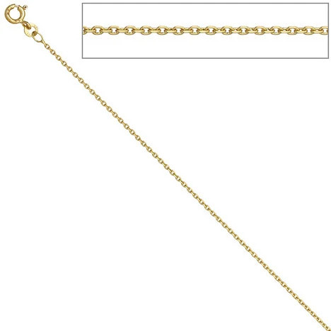 Colfem Ankerkette 333 Gelbgold, 36 cm, Unisex - Bild 1