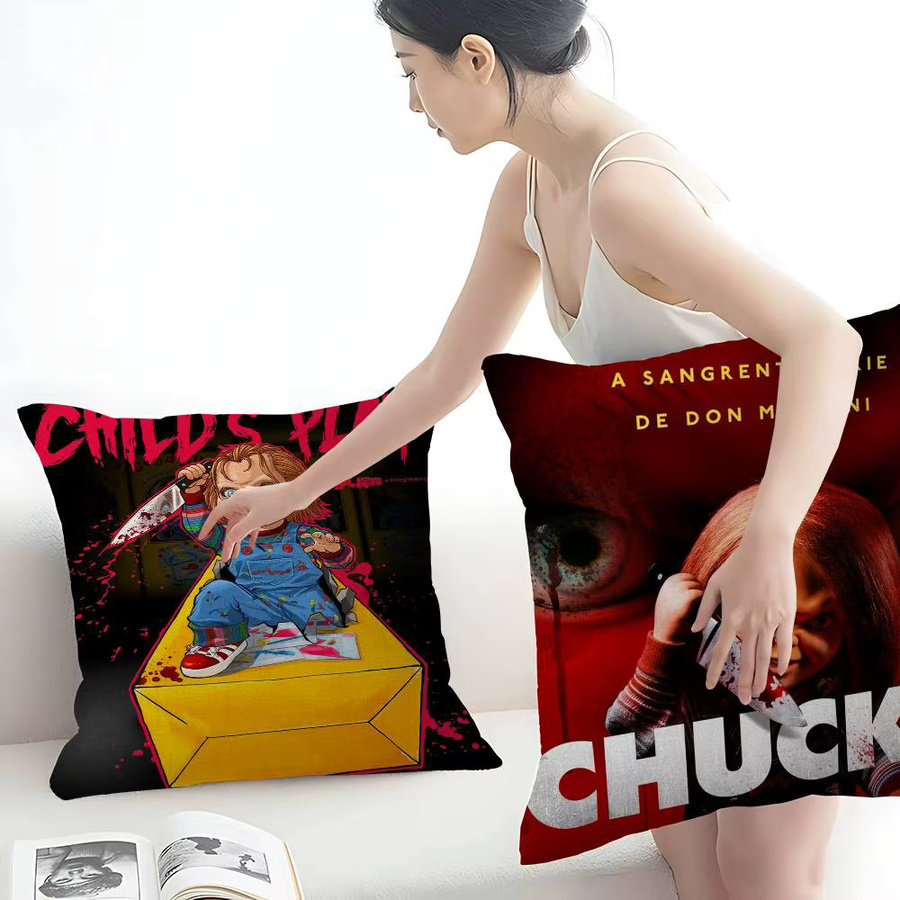 C-Chucky Horrorfilm Kissenbezug Multicolour B/B/H: 45 x 45 x 0 cm - Bild 3