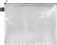 Veloflex Reißverschlusstasche A4 transparent aus Kunststoff - Bild 1