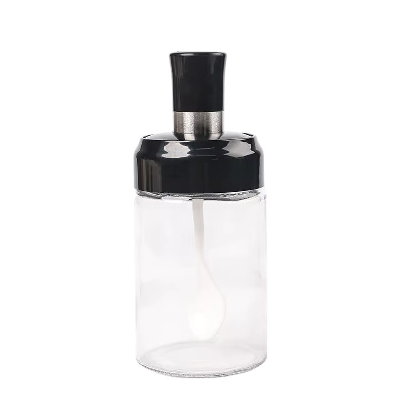 Gewürzflasche aus Glas mit integrierter Gewürzbox in Transparent, Set mit Gewürztankkontrolle - Bild 4