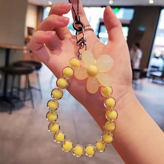 Handy-Lanyard Handschlaufe von chenxiaogang als Anti-Verlust Handkette für Damen in Pink, Blau, Gelb und Orange - Bild 1