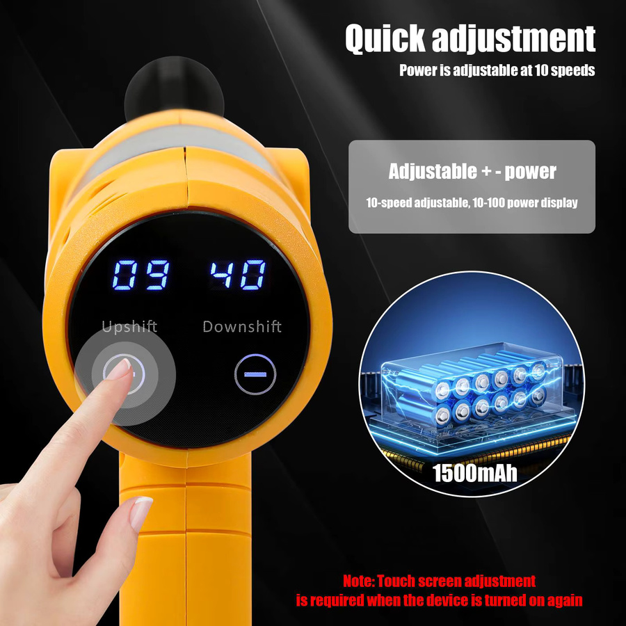 Avehrit Kabelloser Hochdruckreiniger 21V mit LCD-Display und 10-stufiger Leistungseinstellung, kompatibel mit Makita-Akkus, 65 Bar für Auto, Garten und Terrasse - Bild 6