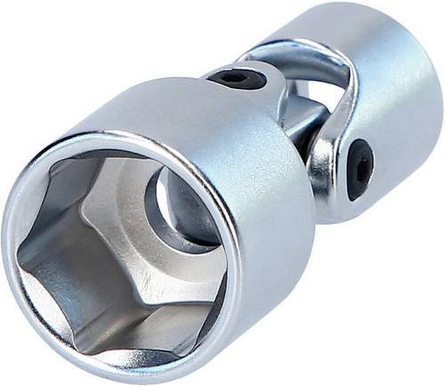 KS Tools 1/4 Zoll Sechskant-Stecknuss mit Gelenk 6 mm in Silber - Bild 1