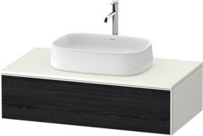 Duravit Waschtischunterschrank Zencha in Schwarz und Weiß, B/T/H: 100 x 55 x 28,1 cm - Bild 1