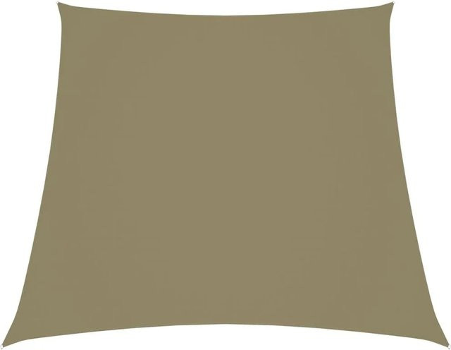 vidaXL Sonnensegel aus Oxford-Gewebe in Beige, trapezförmig, B/T: 3 x 2 m oder 4 x 3 m - Bild 1