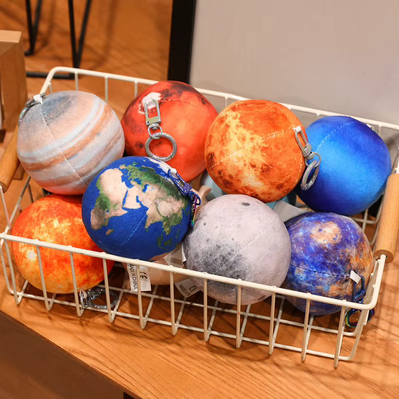 YUZHINUO Sonnensystem Planeten Plüsch Schlüsselanhänger, Lernspielzeug - Bild 5