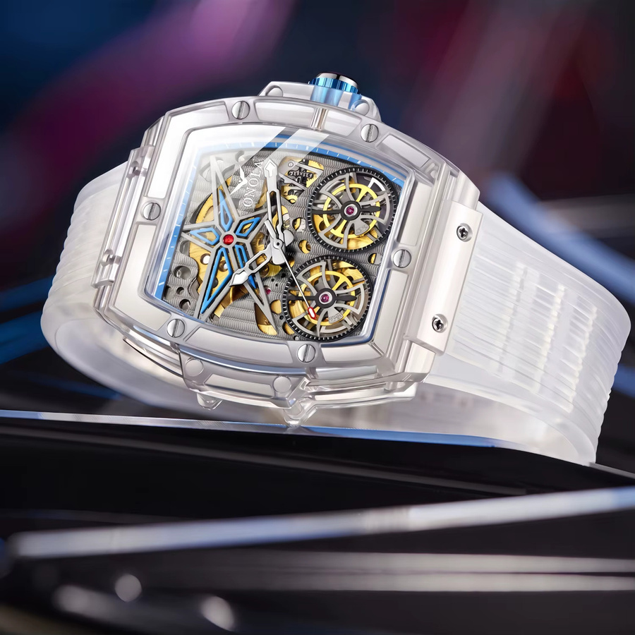 ONOLA Armbanduhr, Automatik, Kunststoff, Herren - Bild 3
