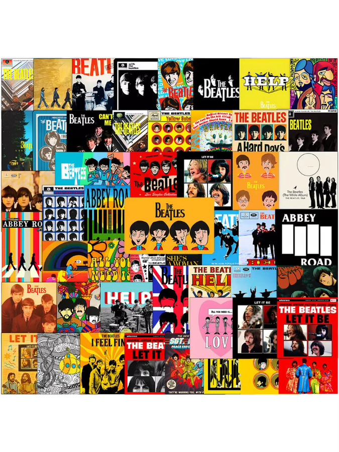 135 Stück The Beatles Rock Mini-Aufkleber Set in Multicolour für DIY-Dekorationen von LanLanStickersWorld Store - Bild 6