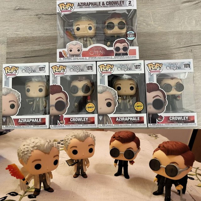 Funko Good Omens Pops Vinyl-Actionfiguren, Set / Bundle, ab 3 Jahre - Bild 1