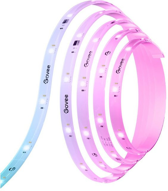 Govee RGBIC LED-Streifen mit WLAN und Bluetooth, 3 Meter, Multicolour und Weiß - Bild 2