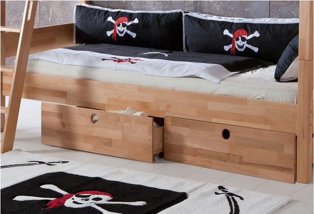 Relita Schubladen Set für Etagenbett Stefan aus Buche massiv natur lackiert - Bild 1