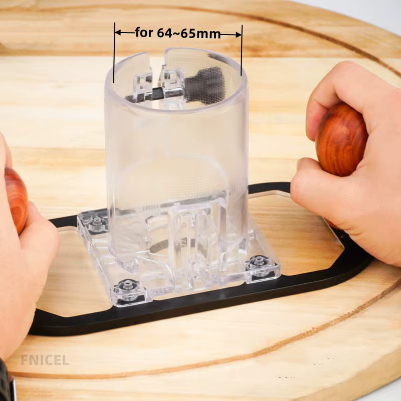 GDART Holzfräserbasis für Kantenführung und Holzbearbeitung als Tischfräsmaschine zum Fräsen, Nutten und Gravieren - Bild 3