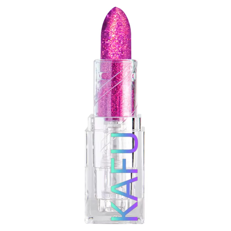KAFURUX Glitzer-Lippenstift, rote Rose, glänzend - Bild 4