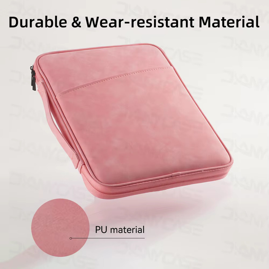 Wasserdichte und gepolsterte Tablet Tasche für 11-13 Zoll iPad und Samsung, Schutzhülle für Tablet PCs in Schwarz oder Pink - Bild 2