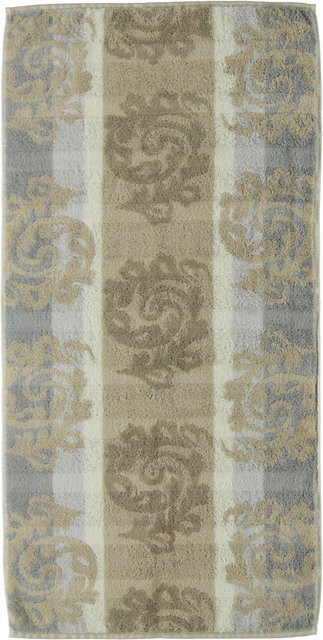 Cawo Handtuch NOBLESSE CASHMERE in Beige aus flauschigem Baumwoll-Terry - Bild 1