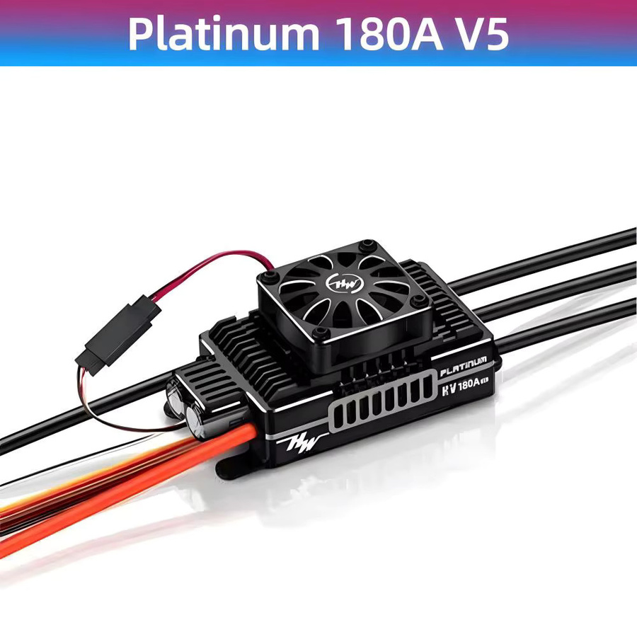 HOBBYWING Bürstenloser Regler Platinum, für RC Hubschrauber und Starrflügelflugzeuge - Bild 2