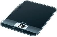 Beurer Digitale Küchenwaage KS 19 Schwarz mit Glasoberfläche und 5 kg Wägebereich - Bild 1