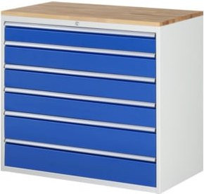 RAU Schubladenschrank XXL7.6 mit 6 Schubladen, Farbe: Natural Stone, B/T/H: 114,5 x 65,0 x 103,5 cm - Bild 1