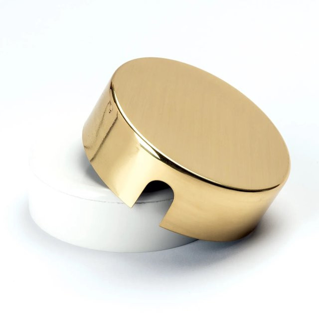 Orion Lightstyle Verteilerdose aus Metall in Gold, Durchmesser: 7 cm - Bild 1