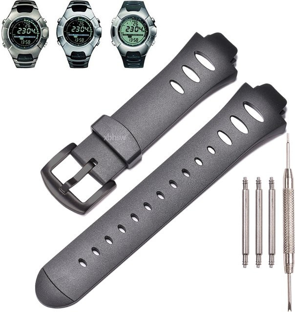 Suunto Uhrenarmband, Silikon, Schwarz, Unisex - Bild 1