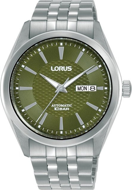 Lorus Armbanduhr Automatik, Edelstahl, Grün, 42 mm, Herren - Bild 1
