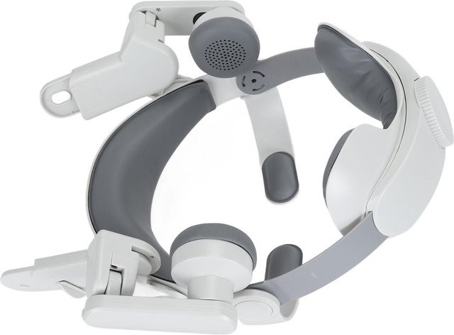 OutsideWorld Verstellbares VR Kopfband mit Ohr- und Kopfpolstern in Weiß zur Druckreduzierung als Ersatz Stirnband für dein VR Headset - Bild 1