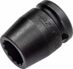 Hazet Schlag- und Maschinenschrauber-Steckschlüssel-Einsatz 900SZ-16 mit 1/2 Zoll Vierkant und 16 mm Doppel-Sechskant-Tractionsprofil - Bild 2