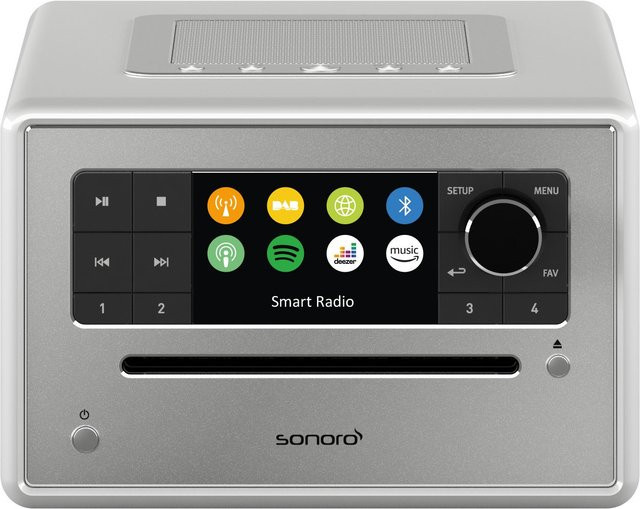 Sonoro Kompaktanlage SO-911 CD/Radio-System in Silber Hochglanz - Bild 1