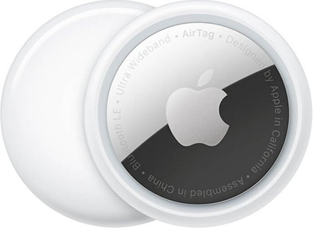 Apple AirTag Tracker 1er-Pack Weiß mit Bluetooth und NFC sowie IP67 Wasserfestigkeit - Bild 1