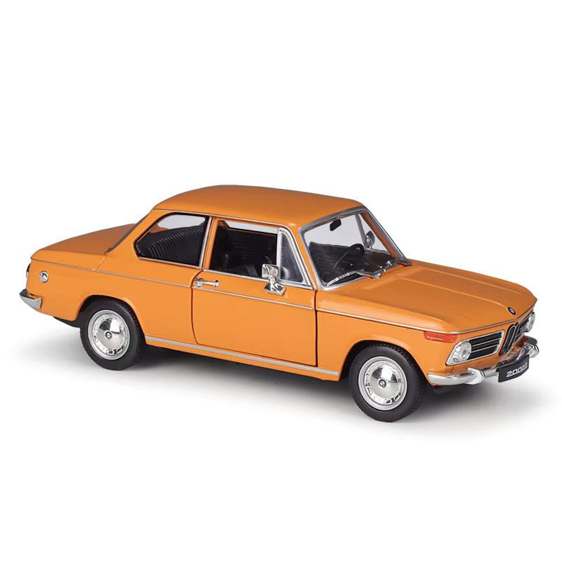 WELLY BMW 2002 Ti Coupe, Sportwagen Modell, 1:24, Metall, Orange - Bild 4