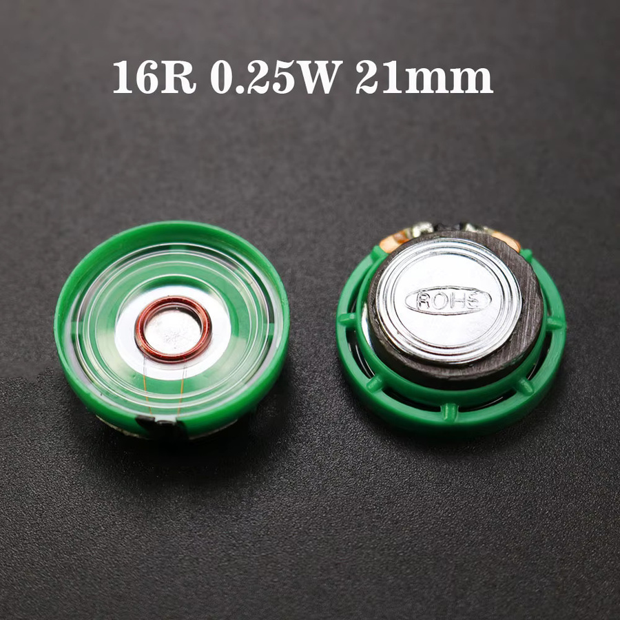 Yuxi Ultra Dünner Lautsprecher für Türklingel und Auto-Hupe, 16 Ohm, 0,5 W, Grün - Bild 2