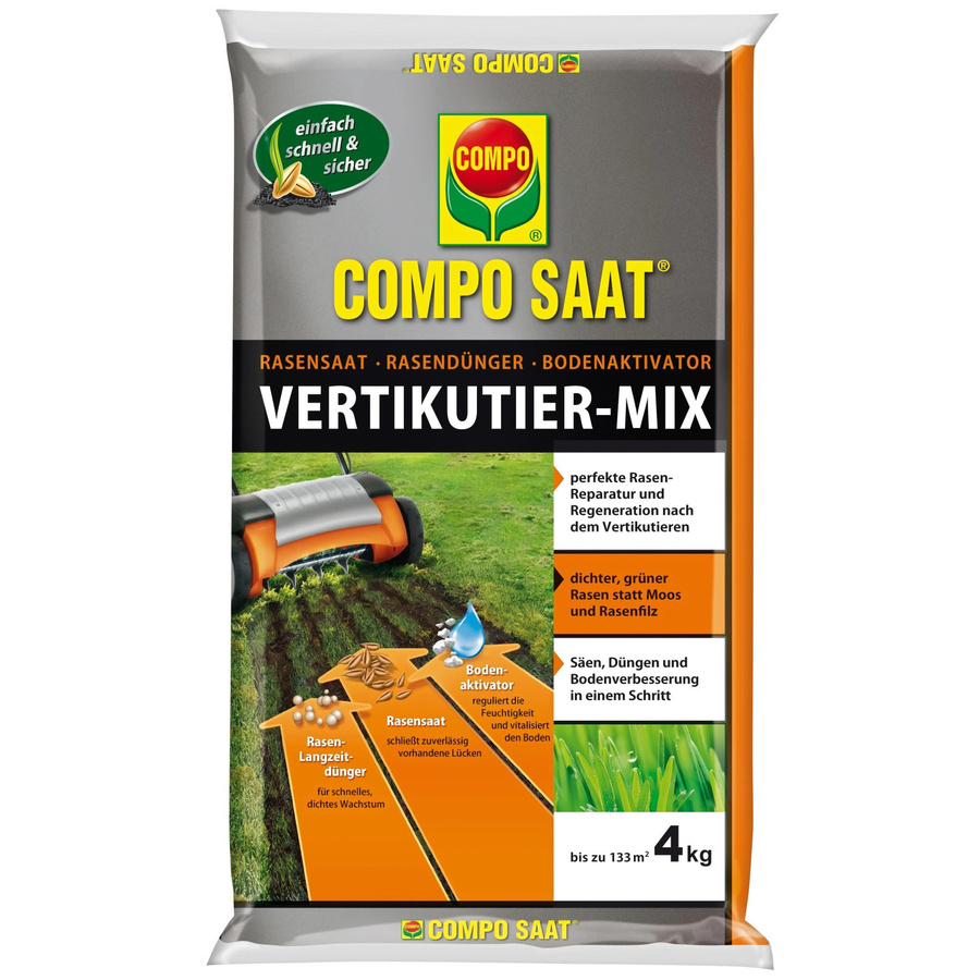 Compo Saat Vertikutier-Mix Rasensaatmischung 4 kg - Bild 2
