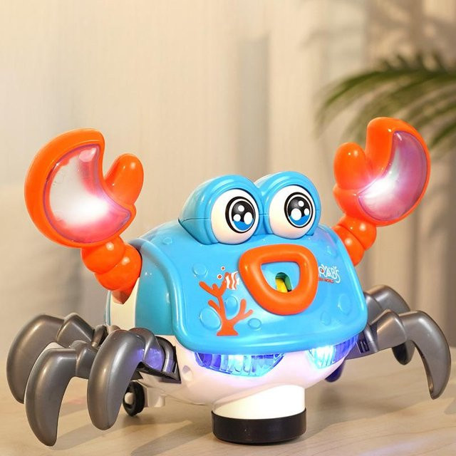 Linyi toy car Tanzender Entkommender Krabbe, Spielzeug, mit Licht und Musik, ab 14 Jahren - Bild 1