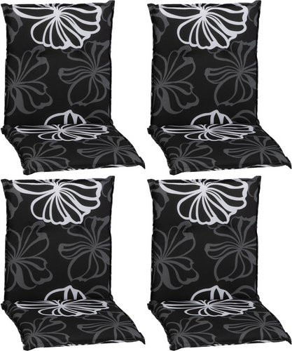 Beo Saumauflage Boston 4er-Set für Niedriglehner Schwarz-Weiß B: 101 cm, T: 50 cm - Bild 3