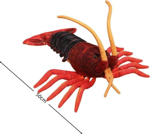 Yiran Health & Beauty Simulations-Hummer-Stofftier, Garnelenkissen, Rot - Bild 1