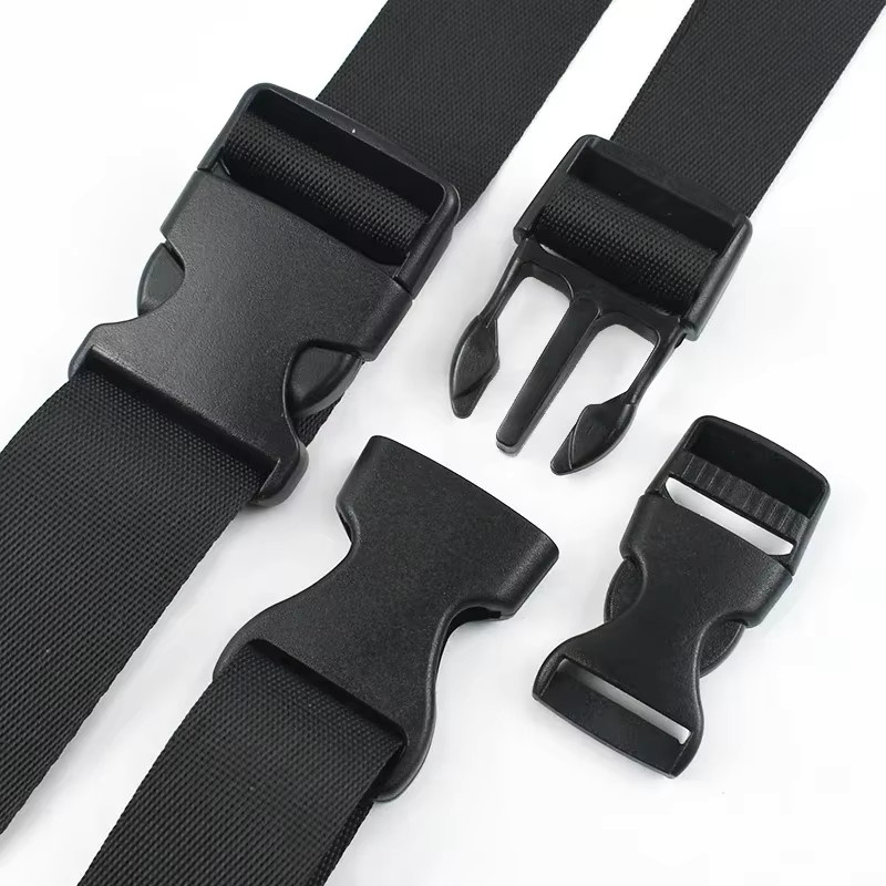 Meetee Kunststoff-Schnellverschlüsse in Schwarz für Taschen, Gürtel und Hundehalsbänder, 10-50mm Breite - Bild 5