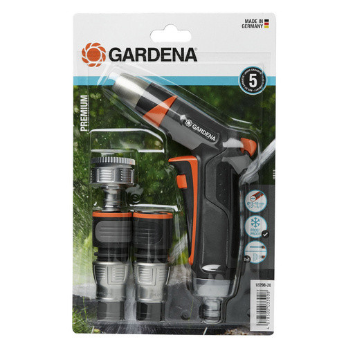 Gardena Reinigungsspritzen-Set Premium 4-teilig mit 1/2 Zoll Anschluss in Rot, Schwarz und Silber - Bild 6