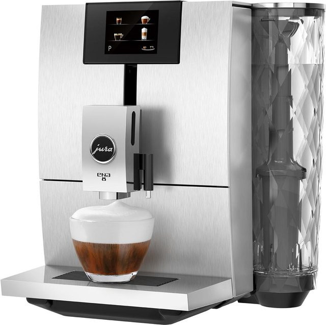 Jura ENA 8 Signature Line Kaffeevollautomat aus Aluminium in Silber mit Touch-Display und WiFi - Bild 1